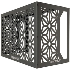 Resim Origami Klima Motoru Gizleme Kafesi Ral 7016 Antrasit 87x70x41 Cm 