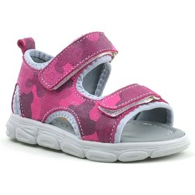 Resim Hapshoe Rakerplus Hakiki Deri Pembe Kamuflaj Bebek Sandalet Pembe 