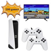 Resim Gs5 Tv Oyun Konsolu İle 2 Kablosuz Gampad Oturma Odası Ev İçin Taşınabilir Hd Oyun Oynama Makinesi 