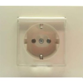 Resim Ovivo Grano Krem Kapaklı Topraklı Priz Çerçeveli 