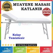 Resim Muayene Masası Ayakları Katlanır 