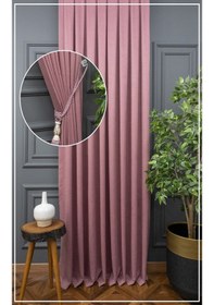 Resim Evdepo Home Gül Kurusu Fon Perde Tek Kanat (539791730) Gülkurusu 