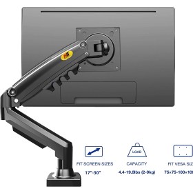 Resim Nb North Bayou F80 17-30 " LCD / LED Monitör Daytona Tutucu Kol 2-9 kg Amortisörlü Vesa Monitör Standı 
