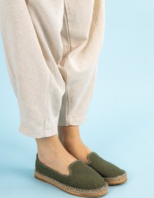 Resim Getcho Yuna Kadın Etamin Yeşil Espadril Ayakkabı 