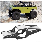 Resim Tenfowee Axial Scx24 Axı00005 90081 C10 Ford Bronco 1/24 Tüm Modelleri İçin Alüminyum Alçı Kafes - Cnc İşlemli, Dayanıklı, Kolay Kurulum - Gümüş 