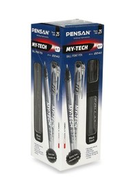 Resim Tükenmez Kalem My-tech 0.7 Mm Iğne Uç Siyah 25'li Çok Renkli 