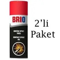 Resim Brio Elektronik Kart Devre Kontak Temizleyici Sprey 200 Ml Yağlı 2 Adet 