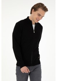 Resim U.s. Polo Assn. Erkek Siyah Hırka Triko 50298268-vr046 Siyah 