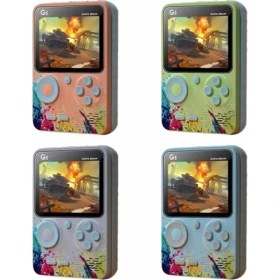 Resim Kanonik Education Game Box Mini 500 Adet Retro Oyun Taşınabilir Oyun Konsolu 