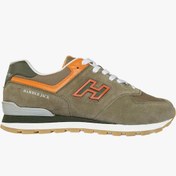 Resim Hammer Jack Chile Hakiki Deri Haki Turuncu Erkek Spor Ayakkabı-Haki 