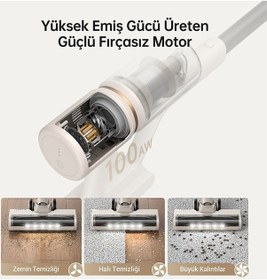 Resim Dreame U10 - Gray Şarjlı Dikey Süpürge 
