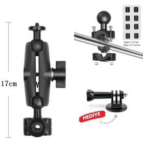Resim Knmaster MC30 (130) - Ayna Demir Baglantili 360° Ayarlanabilir Kamera Tutucu Aparat 