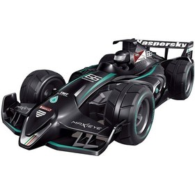 Resim Buhar Atan Uzaktan Kumandalı F1 Arabsı Siyah Çok Renkli 