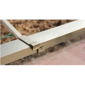 Resim Fuga Metal &Quot;8x3cm&Quot; Alüminyum Kare Balkon Çamaşırlık Çamaşır Kurutmalık (80x30 Mm - Bronz) 