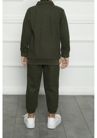 Resim Tom John Erkek Çocuk Selanik Takım Uzun Kollu Pamuk Likralı Haki Nıc1062 R10 Haki 