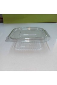 Resim Genel Markalar Kullan At Tek Kullanımlık Plastik Kapaklı Kase / 250cc (250gr) 25 Adet 