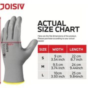 Resim Willowhaven Joısıv 12 Çift Güvenlik Eldiveni Sarı Kaymaz Nitril Kaplama Bahçe İş 