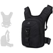 Resim Youmex Çok Amaçlı Su Geçirmez Motosiklet Bacak Çantası - Bel, Göğüs Ve Motosiklet İçin Pratik Taşıma Çözümü Siyah 