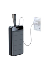 Resim Taşınabilir Powerbank 50.000 Mah 4 Girişli Hızlı Şarj Led Göstergeli Fenerli Şarj Çok Renkli 