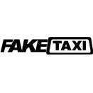 Resim Fake Taxi Sticker Duvar Dekor Sticker 40 x 8 cm 