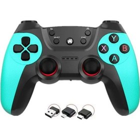 Resim Pc Gamepad İçin 2.4g Tekli Kol Kablosuz Oyun Kolu Ps3 İçin/akıllı Telefon/tablet/ Pc/andriod 