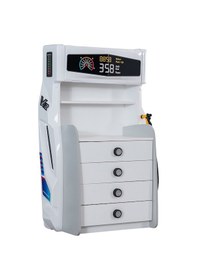 Resim Sports Arabalı Yatak Uyumlu Benzinlikli Şifonyer - Beyaz (526220699) 