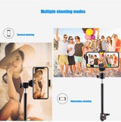 Resim Vkemall 500mm Alüminyum Sehpalı Tripod: 360 Döner Kafa, Telefon Tutucu Ve Çantasıyla Çok Fonksiyonlu Fotoğraf/videografi Stantı 