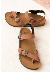 Resim Fox Shoes Taba Kadın Sandalet H777786002 