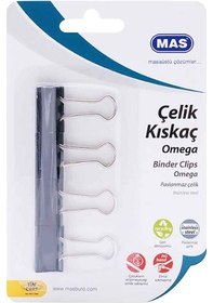 Resim Mas 926 Omega Çelik Kıskaç 25 Mm Siyah 