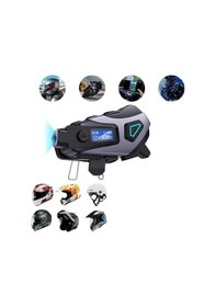Resim Motosiklet Kask Bluetooth Kulaklık Uzun Pil Ömrü Kamera Sesli Komut Destekli 