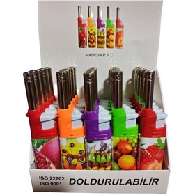 Resim Hagiki 25 Adet Kısa Ocak Çakmağı Manyetolu Doldurulabilir Çakma 