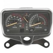 Resim TÜRKMOPET CG Uyumlu Devir Saati Telli 16 Bin Devir Benzin ve Vites Göstergeli Kilometre Saati 200 Km 