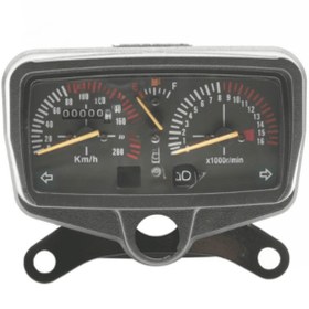 Resim TÜRKMOPET CG Uyumlu Devir Saati Telli 16 Bin Devir Benzin ve Vites Göstergeli Kilometre Saati 200 Km 