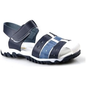 Resim Arzen 4009 Kafesli Erkek Çocuk Bebe Sandalet Ayakkabı 001 