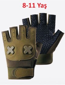 Resim BGA çocuk eldiveni outdoor kamp bisiklet paten spor egzersiz çocuk eldiveni 