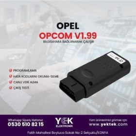Resim Opcom V1.99 Opel-Chevrolet Arıza Tespit/Gizli Özellik Açma Cihaz 