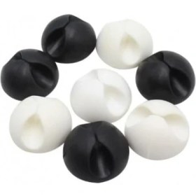 Resim Mcreative 10 Adet Kablo Düzenleyici, Kablo Sabitleyici, Kablo Sabitleme Seti 10'lu, Kablo Tutucu Organizer 