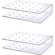 Resim Suntek Aile Partisi Için 2x 20 Delik Akrilik Stand Kek Pop " 