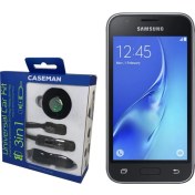 Resim Case Man J1 Mini Araç Şarj Cihazı + Telefon Tutucu + Kablo 3in1 Araç Kiti 