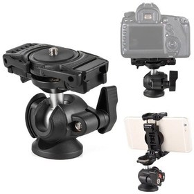 Resim Leezsing Siyah Plastik Malzeme İle Çift Fonksiyonlu Tripod Ve Telefon Tutucu, 5.5cm-8cm Genişlik 