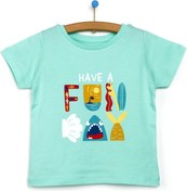 Resim ebebek Hello Baby Basic Erkek Bebek Pamuklu Tshirt 