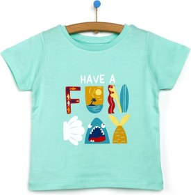 Resim ebebek Hello Baby Basic Erkek Bebek Pamuklu Tshirt 