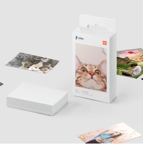 Resim Xiaomi Mi Taşınabilir Fotoğraf Kağıdı 2×3″ 20 Yaprak 