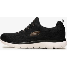 Resim Skechers SUMMİTS - LEOPARD SPOT Kadın Siyah Spor Ayakkabı - 149037 BKRG 