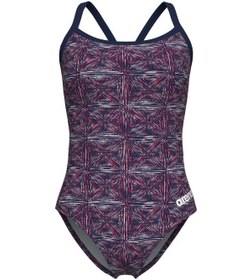 Resim Arena Abstract Tıles Kadın Yüzücü Mayosu 007141417 Çok Renkli 