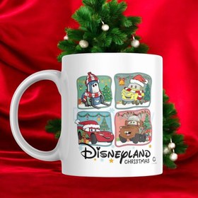 Resim ESC BUTİK Cars Baskılı Yeni Yıl Kupası - Beyaz / Standart 