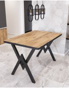 Resim Avvio 80x120 Alara Mutfak Masası Yemek Masası Balkon Masası Cafe Masası 