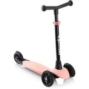 Resim Wellgro Turbo 3 Tekerli Yükseklik Ayarlı Scooter Pembe 