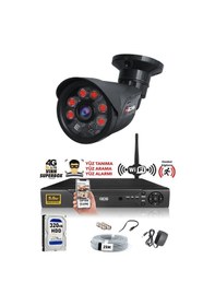Resim IDS DS-2015HD-SET1-320-BLACK 1 Kameralı 1080P Full HD 5 MP Sony Lensli Kamera Seti - 2015 