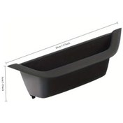 Resim Dashanshop 1 Adet Bmw X3 X2 F25 F26 2011-2017 İç Kapı Kolu Paneli Saklama Kutulu Siyah Rhc Dayanıklı Pvc 